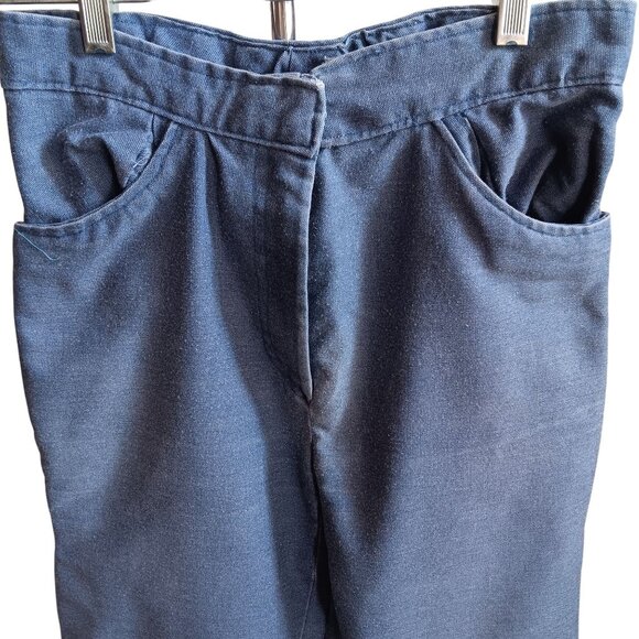 1OF1 27x30 Vintage Bellbottom Jeans 1970's Handmade Hippy Distressed Faded USA - Picture 4 of 8